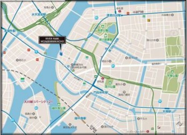 リバーパーク門前仲町の物件内観写真